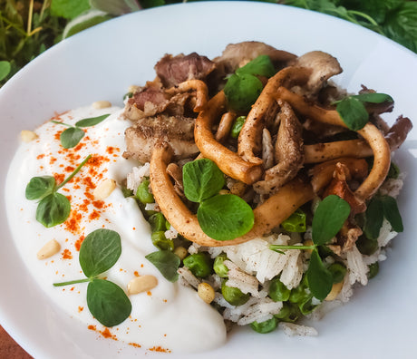 Pioppinos + Pine Nuts + Peas