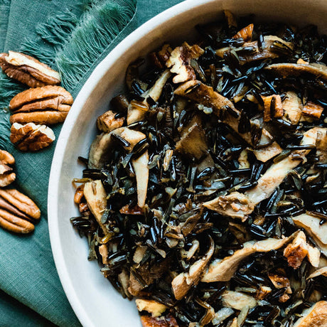 Wild Rice and Wild Mushrooms