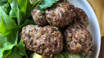 Five Spice Turkey Meatballs with Shiitake Mushrooms
