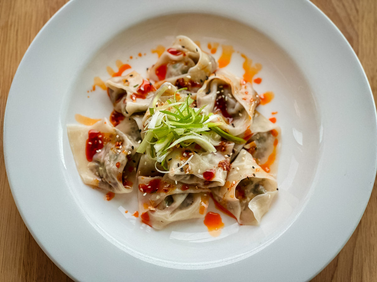 Shiitake Mushroom Wontons