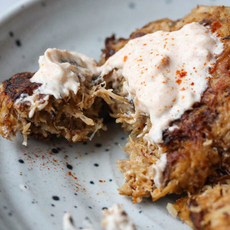 Lion's Mane Mushroom “Crab” Cakes