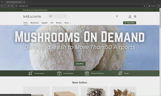 Mushrooms on Demand Instructions